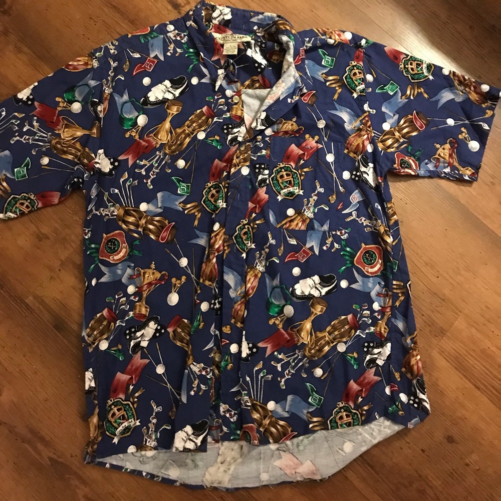 Polo with Golf logos